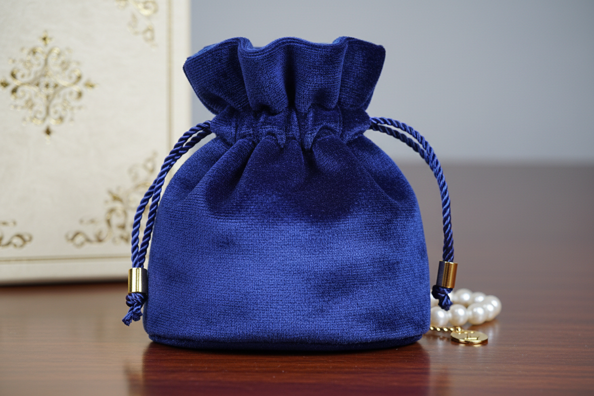 LUXURY PACKING VELVET POUCH WITH HIGH QUALITY
